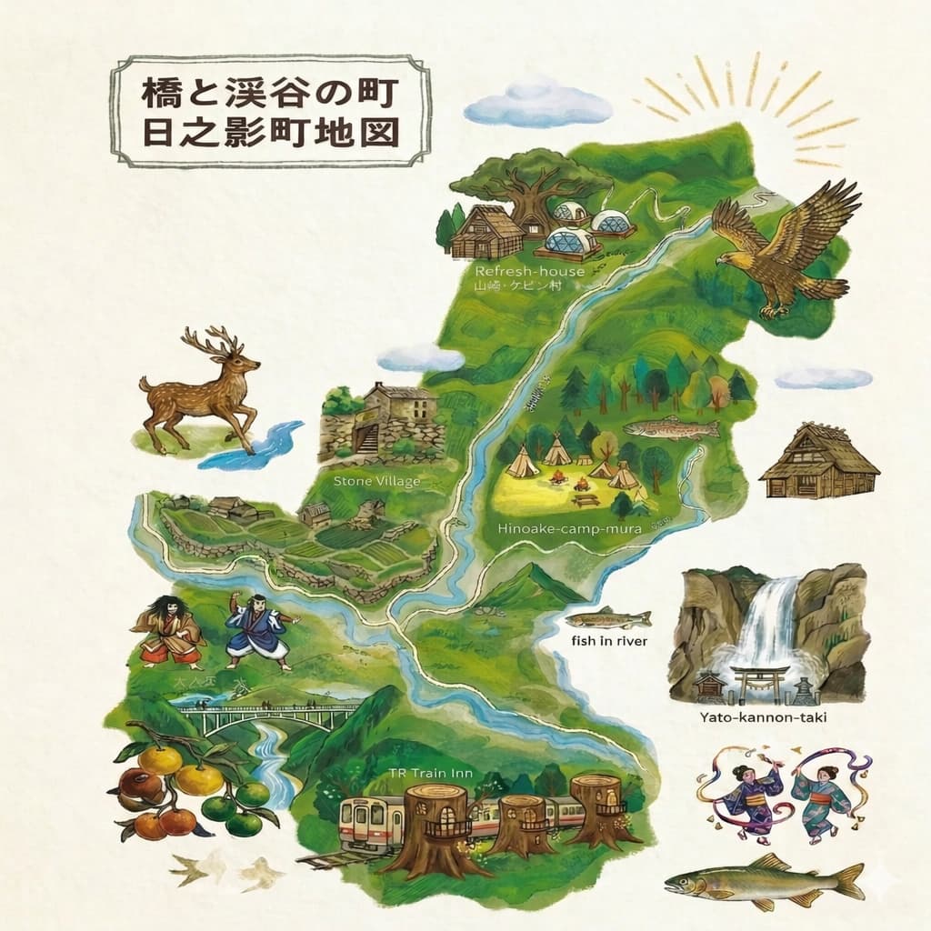 日之影の体験マップ